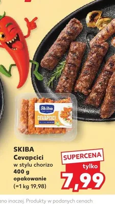 Cevapcici w stylu chorizo Skiba promocja w Kaufland