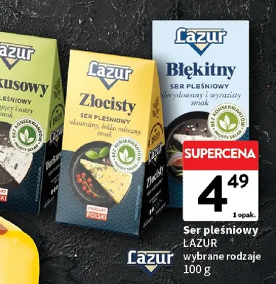Ser pleśniowy Złocisty promocja w Intermarche