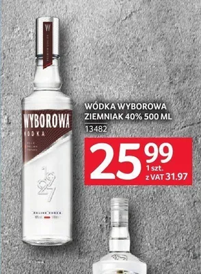 Wódka Wyborowa Ziemniak 40% promocja w Selgros