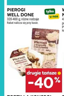 Pierogi Well Done promocja w Stokrotka