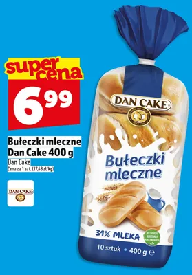 Bułeczki mleczne Dan Cake promocja w TOPAZ