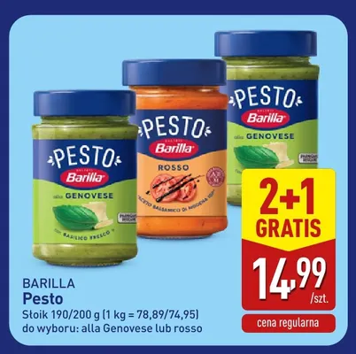 Pesto rosso Barilla promocja w Aldi
