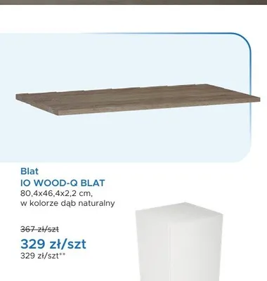 Blat IO WOOD-Q promocja w Blu Salony Łazienek