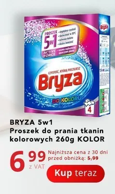 Proszek do prania tkanin kolorowych Bryza 5w1 do kolorów promocja w Poczta Polska