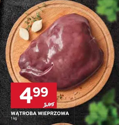 Wątroba wieprzowa promocja w Stokrotka