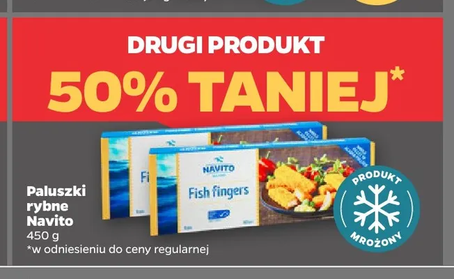 Paluszki rybne Navito promocja w Netto