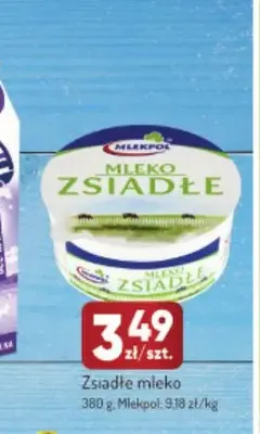 Zsiadłe mleko Mlekpol promocja w Avita