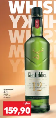 Whisky Glenfiddich 12 YO promocja w Kaufland