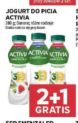 Jogurt do picia Activia promocja w Stokrotka