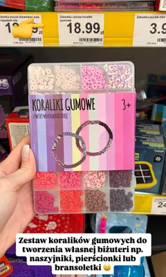 Zestaw koralików gumowych promocja w Dino