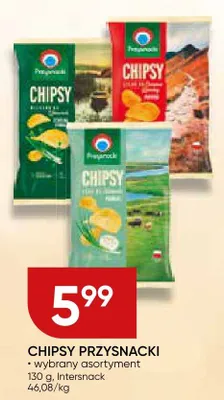 Chipsy przysnacki wybrany asortyment promocja w Chata Polska