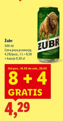 Piwo 500 ml promocja w Lidl