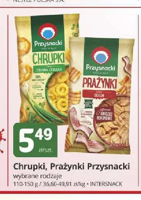 Chrupki Przysnacki zielona cebulka promocja w Marketvita