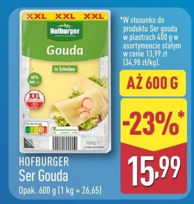 Ser Gouda promocja w Aldi