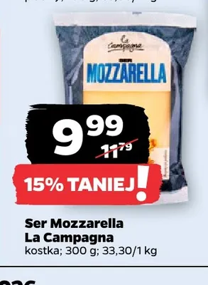 Ser mozzarella La Campagna promocja w Netto
