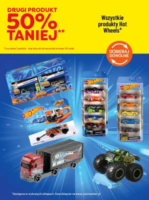 Zabawki Hot Wheels promocja w POLOmarket