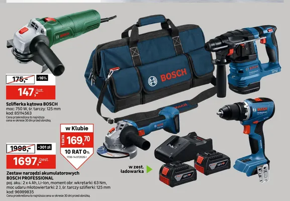 Zestaw narzędzi akumulatorowych Bosch Professional promocja w Leroy Merlin