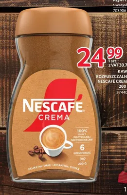 Kawa rozpuszczalna Nescafé Crema promocja w Selgros