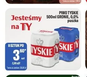 Piwo bezalkoholowe Tyskie promocja w Tomi Markt