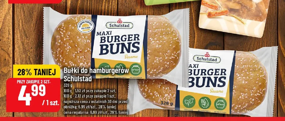 Bułki do hamburgerów Schulstad promocja w POLOmarket