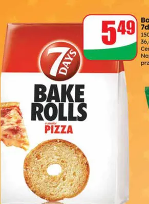 Bake Rolls Pizza promocja w Dino