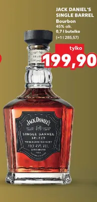 Bourbon Jack Daniel's Single Barrel promocja w Kaufland