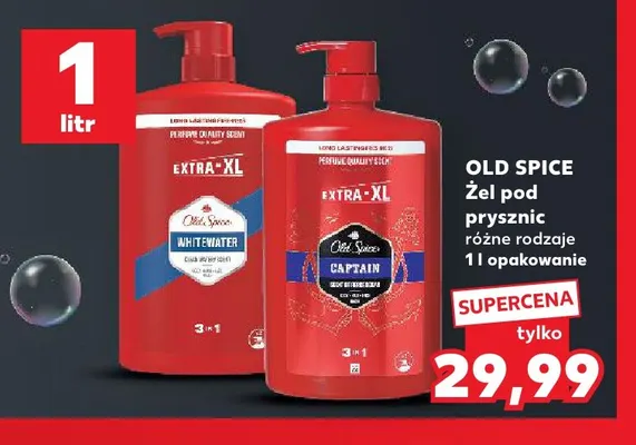 Żel pod prysznic Whitewater Old Spice promocja w Kaufland