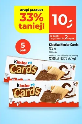 Ciastka Cards promocja w Dealz