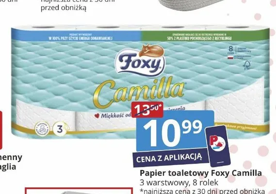 Papier toaletowy Foxy Camilla 8-pak promocja w Prymus AGD