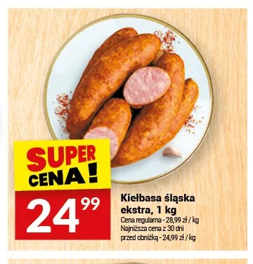 Kiełbasa śląska ekstra promocja w Twój Market