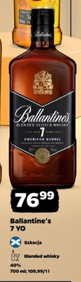 Whisky Ballantine's 7 YO promocja w Netto