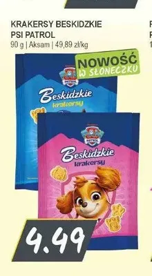 Krakersy Beskidzkie Psi Patrol promocja w Słoneczko