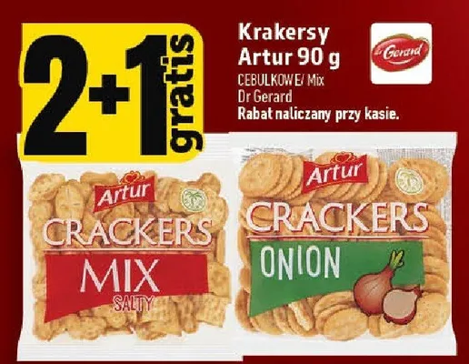 Krakersy Artur promocja w TOPAZ