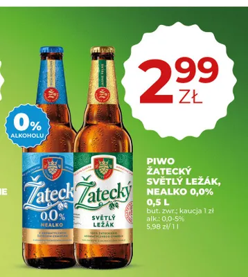 Piwo Žatecký Světlý Ležák promocja w Duży Ben