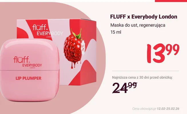 Maska do ust, regenerująca promocja w Rossmann