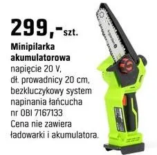 Minipilarka akumulatorowa promocja w OBI