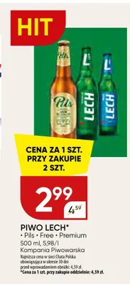 Piwo Lech Pils promocja w Chata Polska