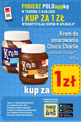 Krem do smarowania Choco Charlie promocja w POLOmarket