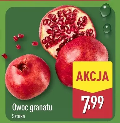 Owoc granatu promocja w Aldi