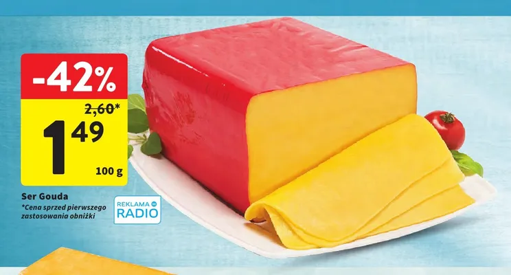 Ser Gouda promocja w Intermarche