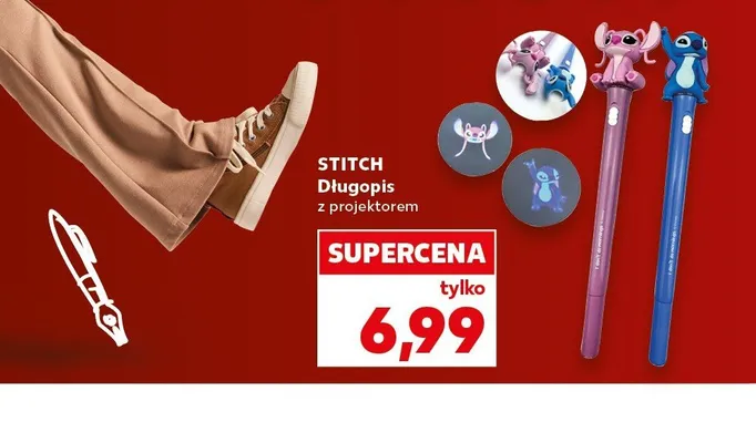 Długopis z projektorem Stitch promocja w Kaufland