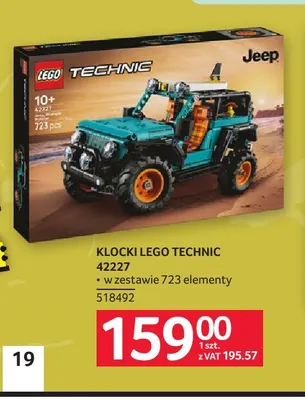 Klocki LEGO Technic 42227 promocja w Selgros