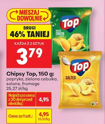 Chipsy solone promocja w Biedronka