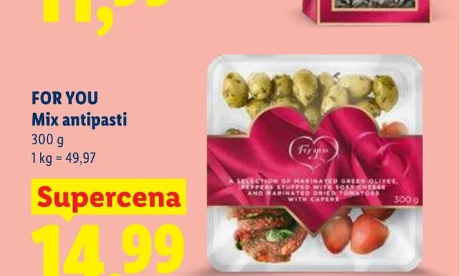 Mix antipasti For You promocja w Lidl