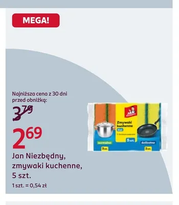Zmywaki kuchenne Jan Niezbędny promocja w Rossmann