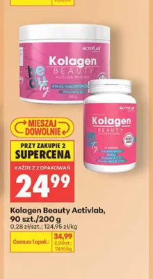 Kolagen Beauty Activlab kapsułki 90 szt promocja w Biedronka