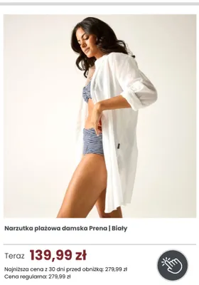 Narzutka plażowa damska Regatta Prena promocja w Regatta