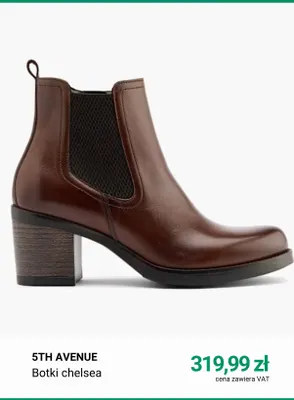 Botki chelsea 5th Avenue promocja w Deichmann