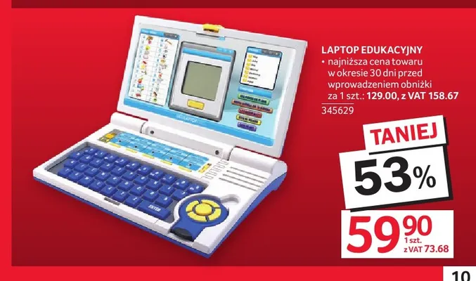 Laptop edukacyjny promocja w Selgros