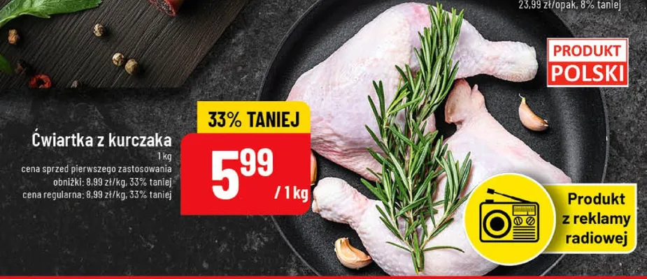 Ćwiartka z kurczaka promocja w POLOmarket